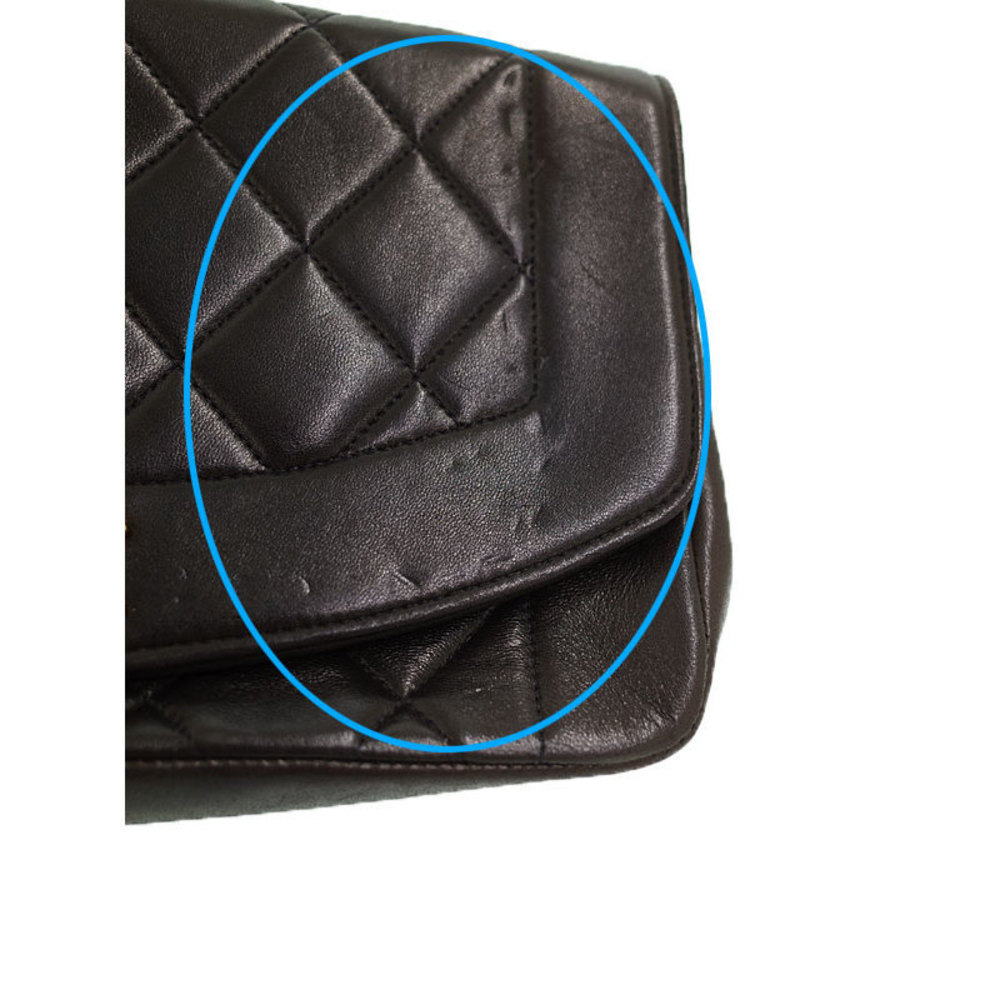 Chanel Diana Matelasse Chain Shoulder Bag Black - Picture 6 of 9